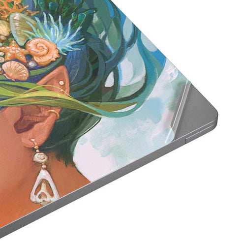 Mermaid with Sea Stars in Her Hair by Ivy Dolamore Universal Laptop 11in (8.8 x 6.2in) Skin